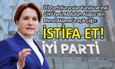 Abdullah Alagöz’den Akşener’e çağrı