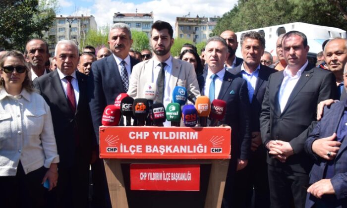 CHP Bursa İl Başkanı Yeşiltaş: Kaos ortamı izin vermeyeceğiz