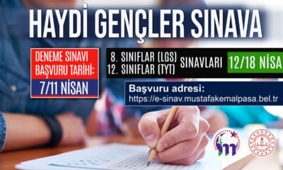 Bursa’da öğrencilere online sınav desteği