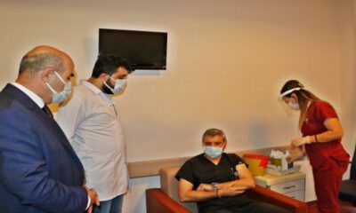 Mardin’de sağlık çalışanları aşı oldu