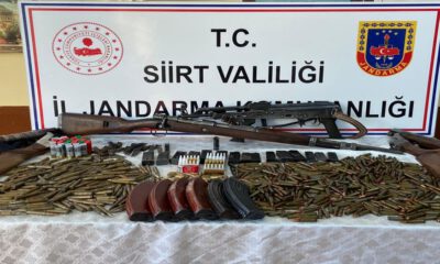 Siirt Şirvan’da silah kaçakçılığı operasyonu