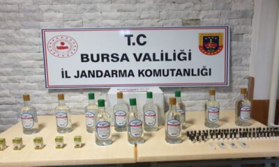 Bursa Jandarma’dan sahte içki operasyonu